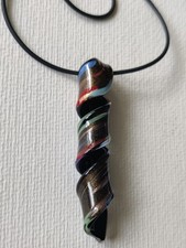 Vintage Murano / Muranoglas • Kette • Halskette • Collier • Glas • Spirale