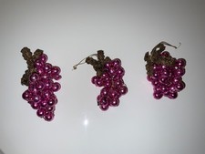 DDR Lauscha Glaskugeln Christbaum Trauben Christbaumspitze Weihnachten 1960 