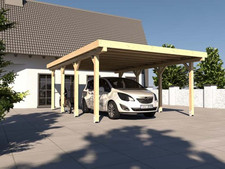 Carport Flachdach 500 x 500 cm