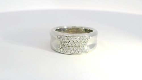 Weißgold ring aus 750er gold - aus,