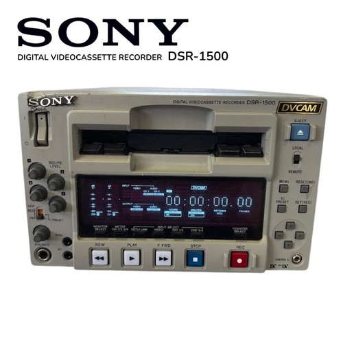 Sony dsr 1500 dvcam - dsr-1500,
