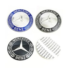 4pcs/lot 56mm 65mm 75mm Car Wheel Center Hub Emblem Sticker For Mercedes Benz