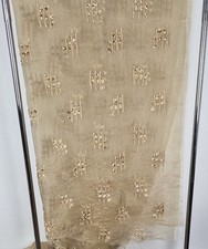 Stoff Rest beige Seide Nähen