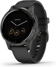 Garmin Vivoactive 4s 40 mm schwarz am Silikonarmband schwarz