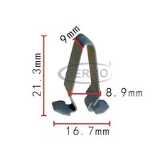 10 x 3B9867289 Halteclip