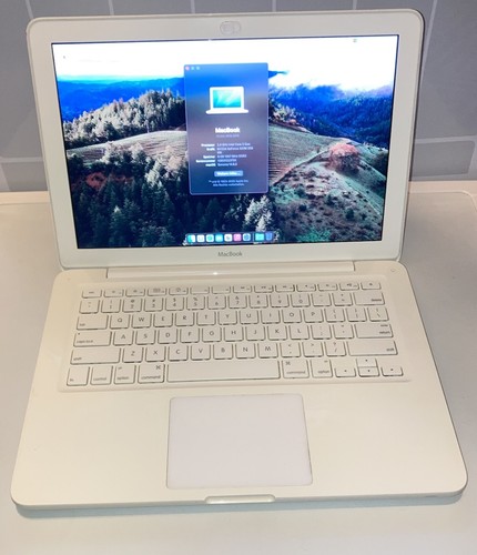 Macbook weiß mit mac os - mac,