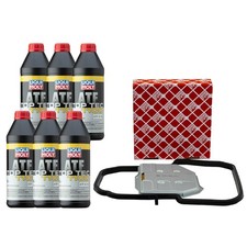 Set Getriebeöl ATF 1100 6 Liter + Getriebeölfilter für Mercedes 190 124 E-Klasse