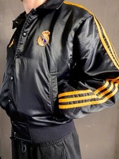 90s Adidas x Real Madrid Vintage Bomber Jacket Firebird 