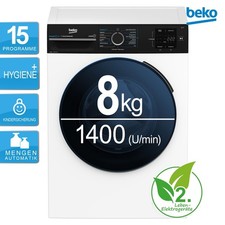 Beko Waschmaschine 8 kg Zeitvorwahl SteamCure-Dampf AddXtra RO_BM3WFU3841R_R