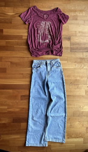 Jeans und shirt xs - t-shirt, ca.
