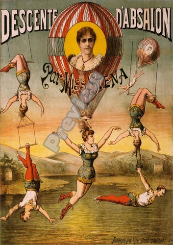 Vintage alte zirkuswerbung - vintage,