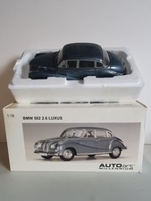 Autoart Millenium BMW 502 2.6 Luxus Oldtimer 1958 Blau Modell Fahrzeug 1:18 OVP 