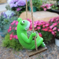Schaukelfrosch-Blumentopf zum Aufhängen, Schaukelfrosch-Blumentopf für den