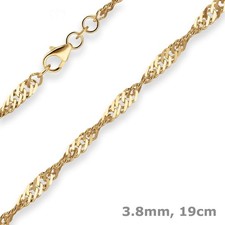8mm armband singapurkette - 3,8mm,