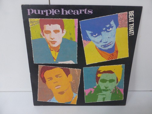 Purple hearts beat - purple, that