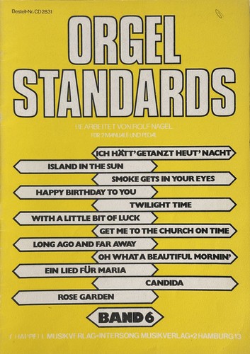 Noten orgel standards - orgel,