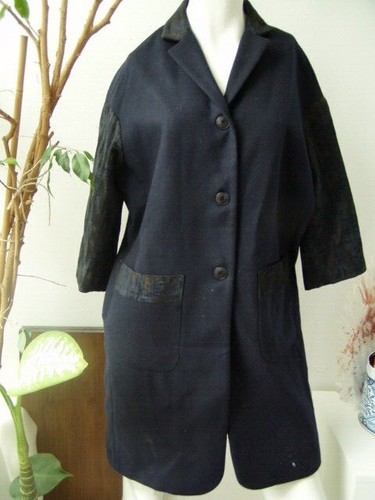 Schöner blauer mantel - *,