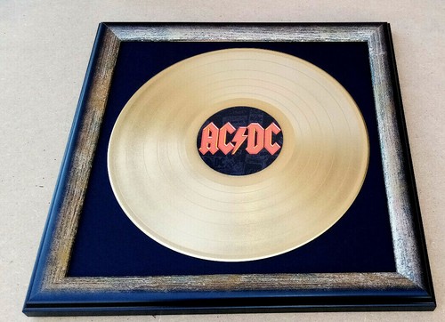 Gold schallplatte bild - ac-dc,