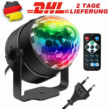 LED RGB Bühnenbeleuchtung Discokugel Lichteffekt Light Licht DJ Party-Lampe DHL