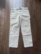 GAP Carpenter Hose Feincord Beige Worker Gr W34 / L32 