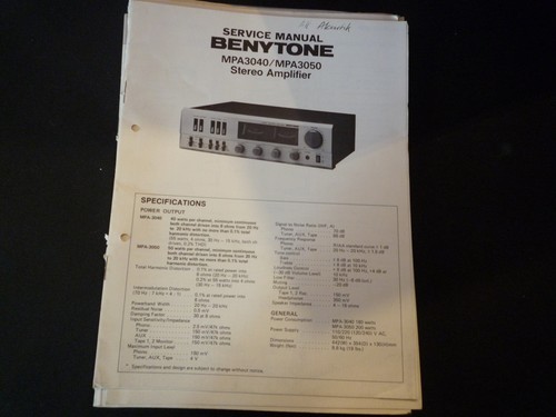 Original service manual - original,