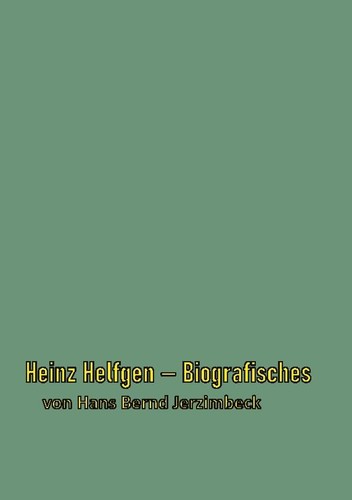 Heinz helfgen hans bernd - helfgen,