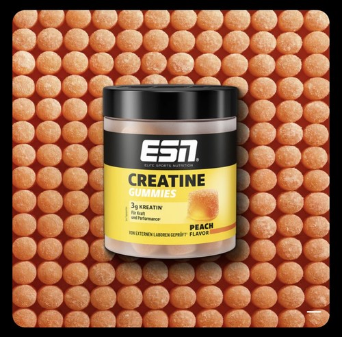 Esn creatin gummis peach - esn,