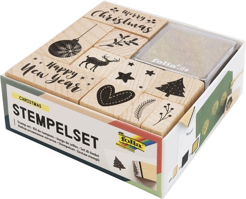 Folia holzstempel set - folia, holzstempel-set