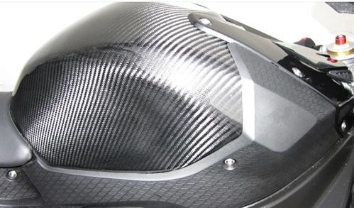 Carbon tank cover - carbon,