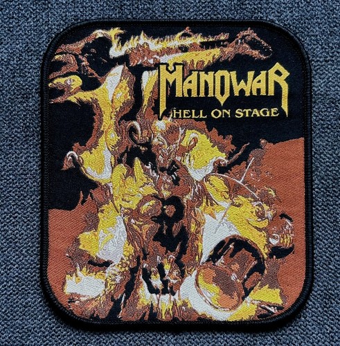 Manowar patch aufnäher hell - manowar,