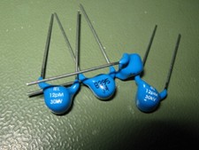 4x Vishay 12pF/30kV HV-Kerko/-Kondensator U2J 30000Volt  RM10mm 25kV/25000V