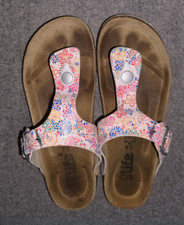 Bunte Damen Sandalen Pantoletten wie Birkis, gebraucht, Sammler, Gr.36