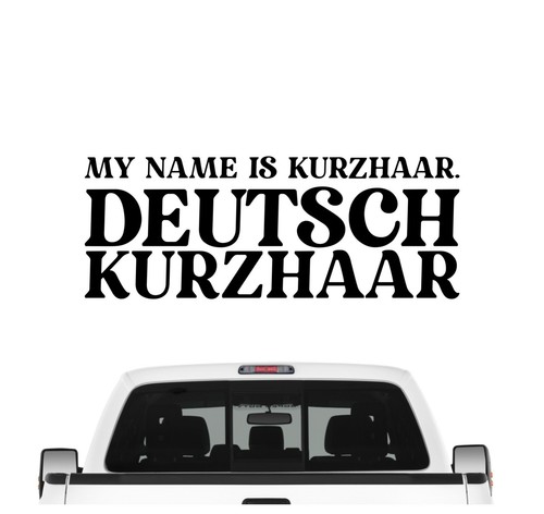 Deutsch kurzhaar dog name - kurzhaar,