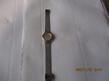 Skagen Damenuhr Dänemark 16SGS Silber Ton Quarz Datum Uhr,Batterie Neu