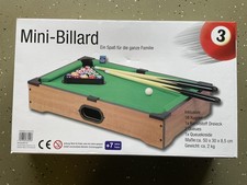 super Mini-Billard Tisch 50x30x8,5cm TOP & NEU Billardtisch