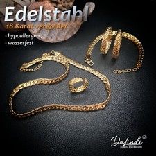 Edelstahl Schmuckset  -