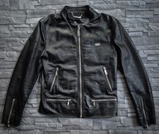 PHILIPP PLEIN LEATHER MOTO JACKET STATEMENT / XL / NEU /