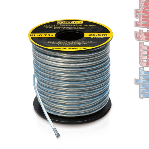 2x0 75mm sinus live - 26.5m,