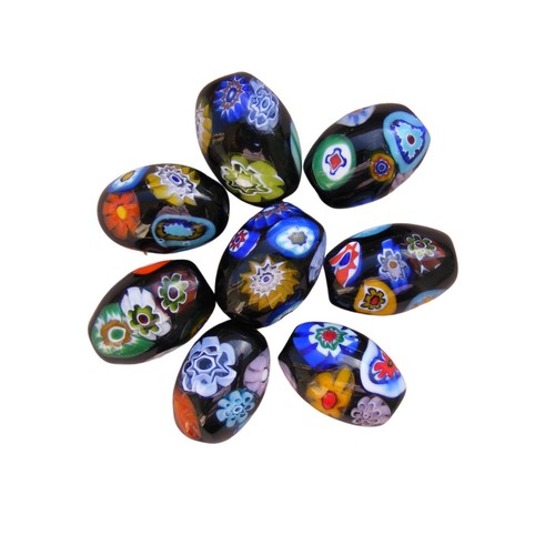 Glasperlen lampwork olive - glasperlen,