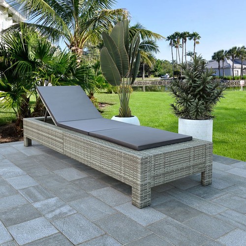 Poly rattan sonnenliege - poly,