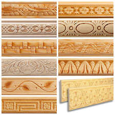 Zierleisten Holz 2 Stk. Stuckleisten Wandleisten Profilleisten Zierprofile Decke
