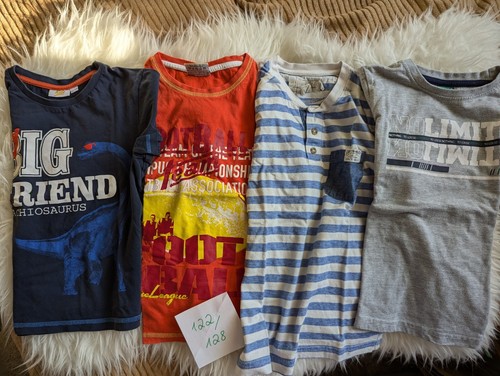 4er pack shirts jungen 122 - 4er, t-shirts