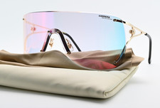 CARRERA Sonnenbrille 3006S RHLTE Festival Edition Regenbogen Maske Wrap Gold Set