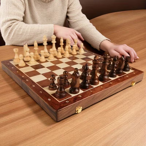 Luxus schachspiel aus holz - aus,