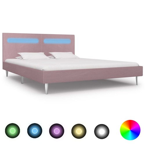 Polsterbett led stoffbett - polsterbett,