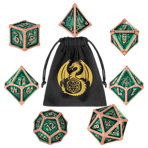 Dnd metall drachen würfel - metall,