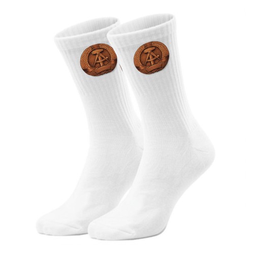 Epicsocks ddr logo kupfer - epicsocks, ddr-logo