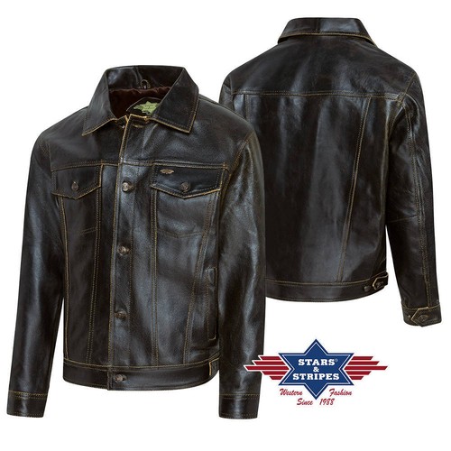 Lederjacke bikerjacke - lederjacke,