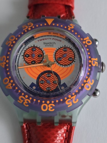 Swatch aqua chrono red - swatch,