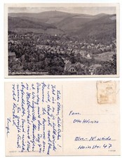 103432 - Wernigerode-Hasserode mit Brocken - Ansichtskarte, gelaufen